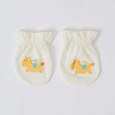 달퐁 큐비앤맘 포니 메쉬 손싸개 신생아 아기손싸개