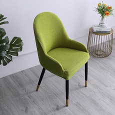 대형 극세사 의자커버 천갈이 리폼 커버만 카페 시트, 1개, 콘 벨벳 - 라이트그린