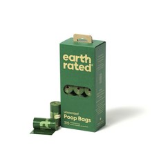 莎賓 Earth Rated 第3代 環保撿便袋 無香精 堅韌耐用 寵物外出必備, 無香, 1個, 21個裝