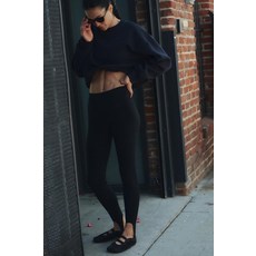 [국내발송] ZARA 여성 엘라스틱 스트랩 발레리나 플랫슈즈 - 블랙 5250/710/800 491883