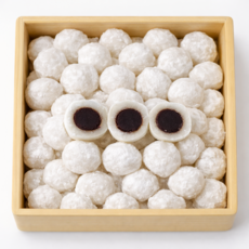 (떡DC몰)미니모찌20g 찹쌀떡 빙수토핑(20g150알) 굳지않는떡 선물용 행사떡, 1박스, 3kg