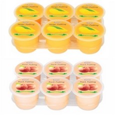 구디 복숭아 푸딩, 36개, 120g
