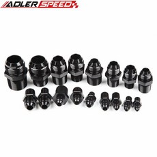 범용 직선 연료 호스 어댑터 파이프 나사 피팅 AN3 AN4 AN6 AN8 AN10 to 1/8NPT, 1개, 색상: 1. AN4 to 1-8NPT