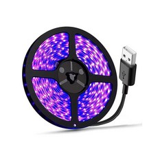 네일램프 5V USB 1M SMD3528 UV LED 스트립 콜로이드 경화 조명 DJ 형광 핸드 오피스 디스플레이 컴퓨터 케, 01 CHINA