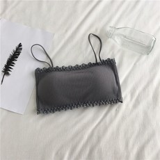 泡芙小店 美背少女內衣 韓版學生吊帶小背心 內搭裹胸 防走光抹胸