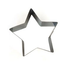 스테인리스 별 모양 소형 무스틀 쿠키커터