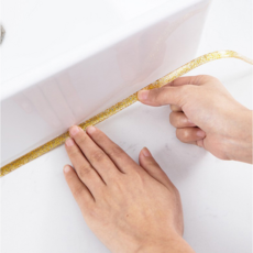 루다택 틈새 모서리 방수테이프, 로얄 로즈 골드 2개