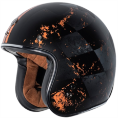 TORC T50 FINALE 四分之三美式復古安全帽（消光黑）, 消光黑