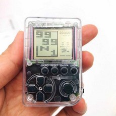 Thumby 그레이 소형 게임 미니어처 콘솔 키체인, 직사각형 투명 화이트, 기본 색상