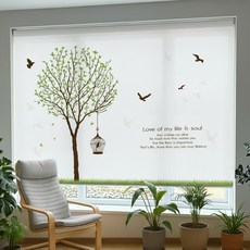 롤스크린 블라인드 창문 베란다 거실 로맨스가든 100종 노엘리안