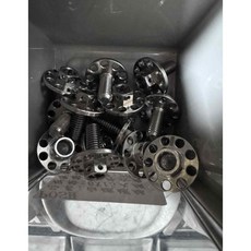 POSH 白鐵 大頭螺絲 M6x15 M6x20 鍍鈦 外六角M6系列 車牌螺絲 大牌螺絲, 1個, 白鐵,M6X15mm