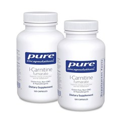 퓨어인캡슐레이션 엘카르니틴 푸마르산염 캡슐 Pure Encapsulations L-Carnitine Fumarate, 2개, 120정