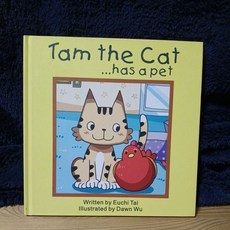 原文童書繪本故事書 Tam the Cat has a pet 激發閱讀興趣 培養想像力與創造力