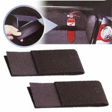 트렁크 붙이는 세차용품정리 고무밴드 소화기고정스트랩, 1개