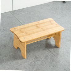 대나무 원목 프리미엄 책상용 평면 발받침대 발해먹 책상발판