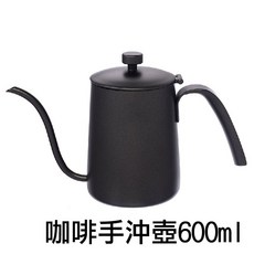 新款掛耳咖啡手沖壺細嘴壺專用加厚不銹鋼600ML, 1個