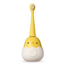 치카프렌즈 어린이 음파 전동 칫솔, 1개, 병아리 옐로우, 병아리 치카