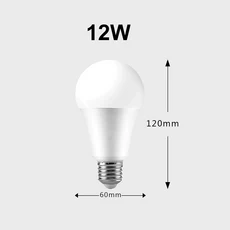 플라스틱 재료 고등 밝기 조명 E27 LED 램프 스팟 전구 LED 전구, 12W, 하얀색