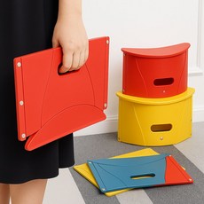 접이식의자 간이의자 종이 야외 휴대용 간편, 4개, 랜덤