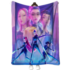 케이팝 데몬 헌터스 부드러운 대형 극세사 담요 4종