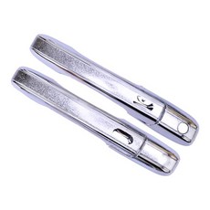 혼다 CRV 2003 용 실버 ABS 자동차 외장 도어 핸들 몰딩 트