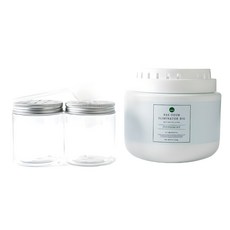 Bad Air Solution 大容量除臭劑 Big 薄荷香 正裝 + 分裝容器 2入 + 挖勺組, 1.1kg, 1個