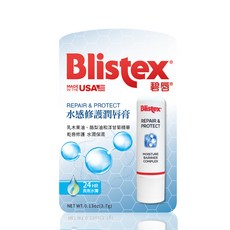 Blistex 碧唇 Repair & Protect 水感修護潤唇膏, 1個, 7g, 無色