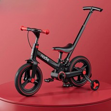 2-in-1 어린이 자전거 유아용 밸런스 자전거 & 페달 자전거 2~6세 유아용 접이식 자전거, putter putter can b