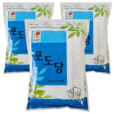 뚜레반 포도당 1kg 포도당가루 설탕 대체, 3개