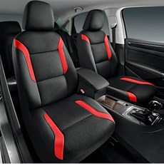 스케쳐스 메모리폼 자동차 시트커버 (검정), 앞좌석 2개