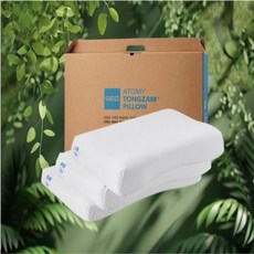 [애터미] 화이트 메모리폼 통잠베개 L