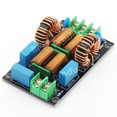 3단계 EMI EMC AC 필터 차동 공통 모드 고전류 전자파 간섭 전력 증폭기 고주파 전원 공급 장치., 10A 완성 보드