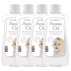 푸드어홀릭 아로마 오일 베이비, 465ml, 4개