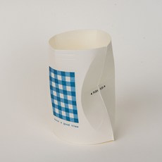 휴대용 K-종이컵 네모톡컵 5팩(25개) 세계최초 접어서 휴대하는 컵, 5세트, 5개입