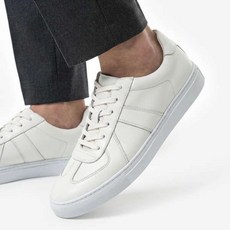 1791-WHITE MF 1791 스톡턴 천연소가죽 독일군 스니커즈 제트화이트 - WHITE 마이애미프로젝트
