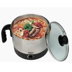 코멕스 멀티 전기 쿠커 1.5L 라면 포트 캠핑용 미니 냄비 자취생 필수템 조리기 (153), 단품