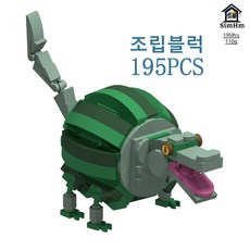 이탈리안 브레인롯 합체 캐릭터 Italian Brainrot 피규어 조립블럭 DIY 블록, 1개, 글로르보 프루토드릴로 Glorbo