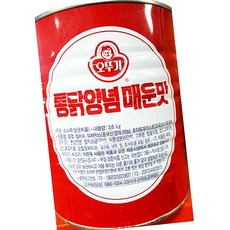 오뚜기 매운맛 양념 치킨 소스 3.6kg 업소용 닭강정소스, 1개