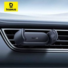 Baseus-차량용 휴대폰 거치대 유니버설 휴대폰 홀더 스탠드 차량용 휴대폰 스탠드 자동차 공기 배출구 마운트, 1)No wireless charger
