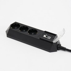 Ijung 4000W 高容量 大容量 高功率 過載斷電 3孔 延長線, 1.5m, 1個