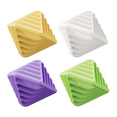 세탁기 섬유 유연제용 재사용 가능한 세탁 방지 정전기 볼 4팩 큐브 교반기 엉킴 및 청소 텍스처 제공