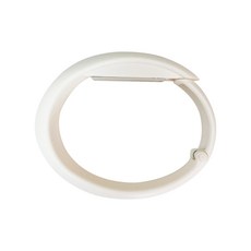 圓形桌邊掛勾 D207，簡約設計，方便攜帶，多功能收納, 牛奶白, 1個