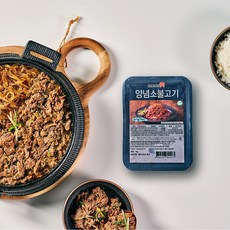 양념 수제 소불고기 양념소고기 1kg, 1개