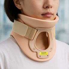 수성 필라델피아 목보호대 부목 경추 보호대 압박 고정대 깁스, 1개