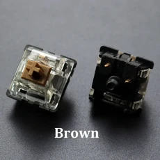 100PCS 스위치 기계식 키보드 CIY 소켓 용 검정색 파란색 갈색 빨간색 SMD 2pin 얇은 핀 MX 호환 가능, 01 C