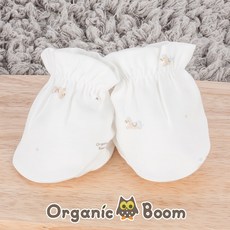 [오가닉붐]인증받은 진짜 오가닉 국내제조 무형광 출산 준비 선물 용품 미니포니 말띠해 아기 신생아 발싸개