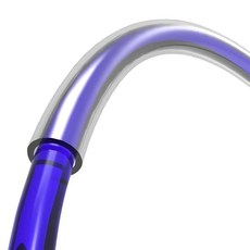 압출기용 Xuulan 고투명 ID3mm OD4mm 튜브 75mm 테프론 10미터 멘트, 1 Meters