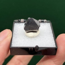 광물 표본 상자 A14B 1PCS 100 천연 자철석 돌과 크리스탈 치유 석영 보석 교육 크기 353535mm, 옵션06) E