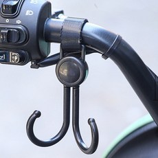 유모차걸이 1+1 다용도 가방걸이 휠체어 자전거 오토바이 활용 고리형 걸이, 상세페이지 참조, 1개