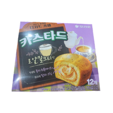 2025년 오리온 카스타드 로얄 밀크티맛, 276g, 7개